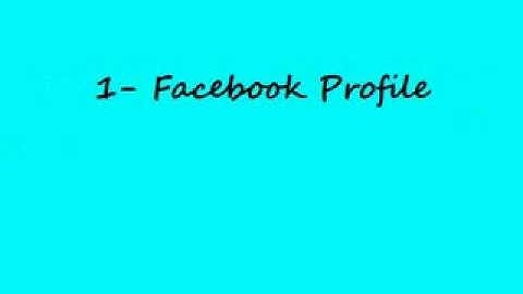 What is the difference between : facebook profile, group , and page ?