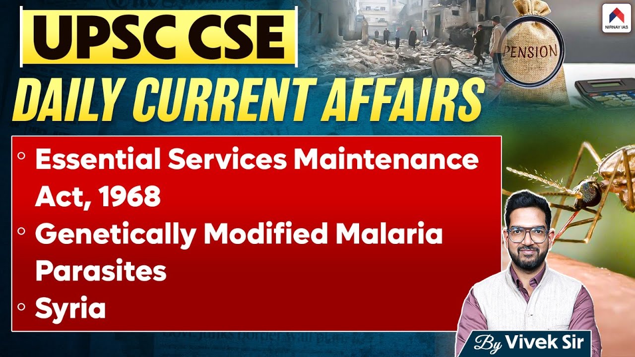 UPSC Current Affairs 2024 | 9th Dec'24 | Daily Current Affairs By Vivek ...
