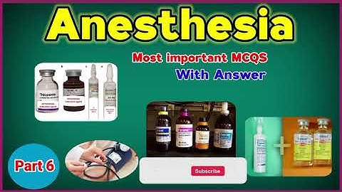 Anesthesia MCQs Part 6 | Top 10 Exam Questions with Answers | Anesthesia with Babbar