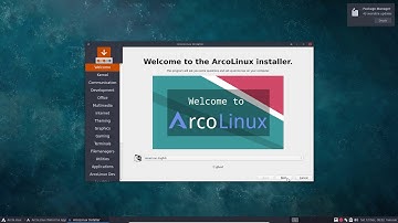 ArcoLinux : 1750 calamares series - UEFI with efi, root, home and swap