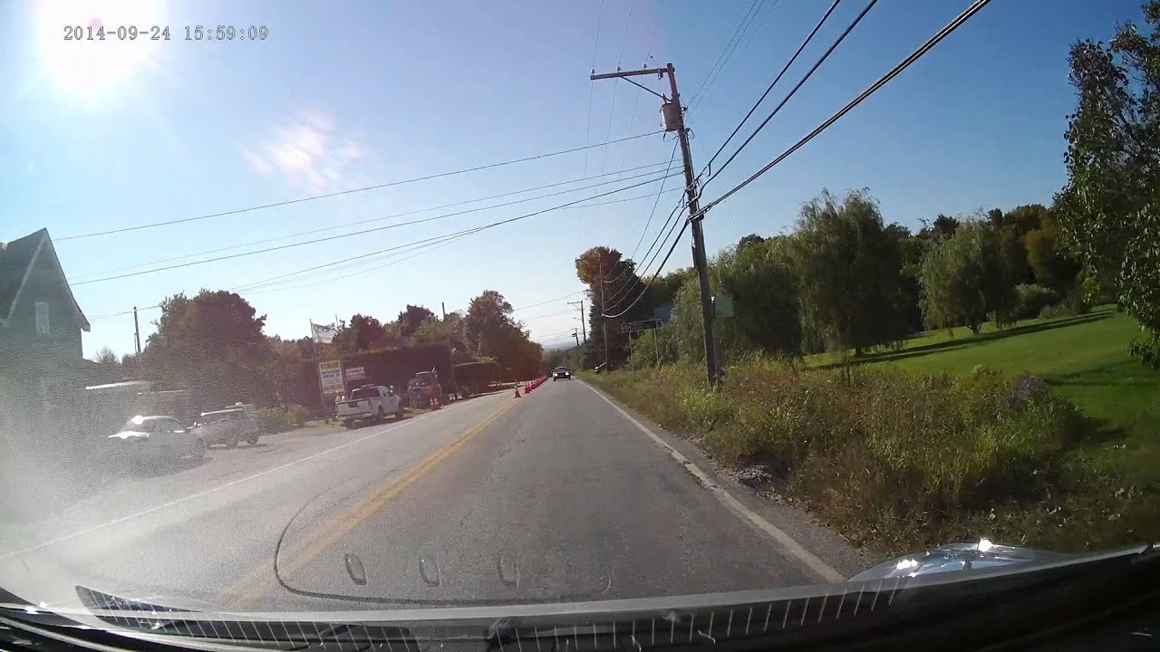 Near Car Crash Lake Street & Bronson Road, St. Albans. Vermont Gas