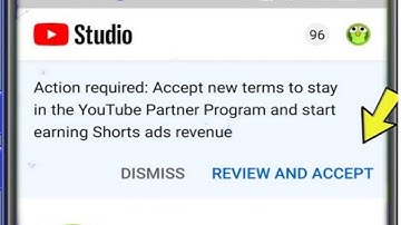 How to Accept New YouTube Terms and Condition 2023 | Shorts Monetization Update 2023