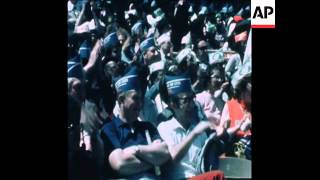 Famous SYND 27 4 75 ANGRY SCENES AT LABOUR RALLY IN WASHINGTON Wealth