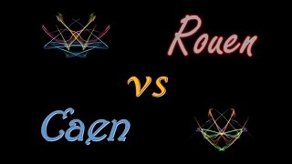 Caen vs Rouen | Geo 1on1 | Derby Normandy | Which is the better city?