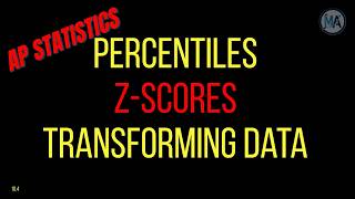 AP Stats: How to Calculate Percentiles, z-Scores & Transform Data | Section 1D Part 4