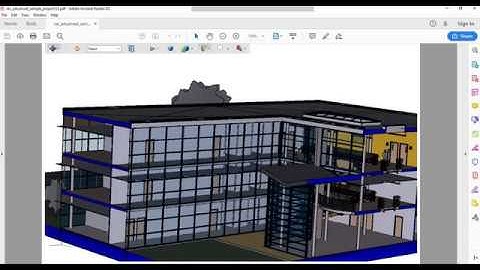 Export/Convert 3D PDF from Revit with section view | 3D PDF exporter for Revit (section box)