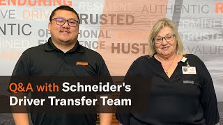 Schneider's Driver Transfer Team - Recruiter Q&A