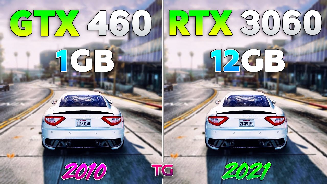 GTX 460 vs RTX 3060 - 11 Years Difference