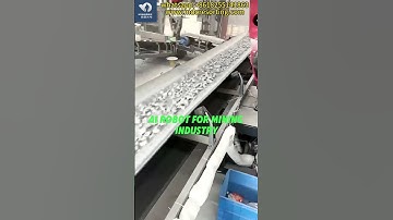 AI robot pick the sundries from the ore#robot #coal #mininginnovation #miningtechnology #sorting