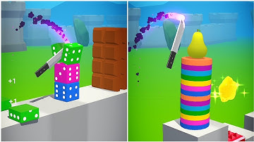 Slice it All 😱✨ All Levels Gameplay  Android , iOS  part 146