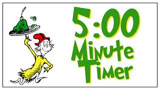 💚🍳⭐5-Minute Green Eggs & Ham–Style Countdown Timer | Fun Classroom Visual Timer for Kids