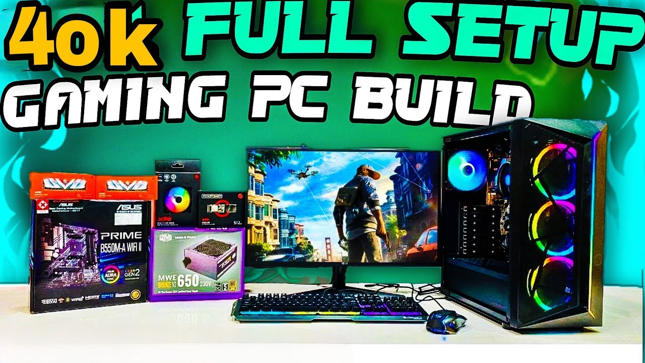 Full Setup PC build Under 40000 | Intel 10gen | Ultimate Gaming/Editing ...