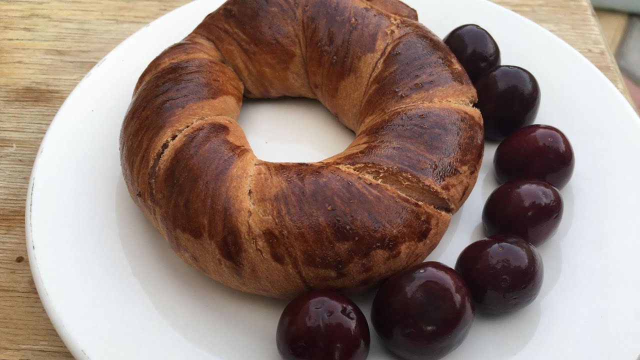 Gilaslı bulka resepti. cherry pie recipe - YouTube