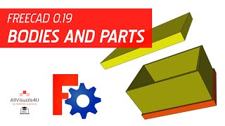 👨‍👧🧱 Bodies And Parts In FreeCAD - FreeCAD Assembly Tutorial - FreeCAD Assemble Parts