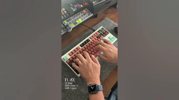 Clean, Clacky and Crisp! HMX Cloud v2! #asmr #keyboard #mechanicalkeyboard #customkeyboard #techtok