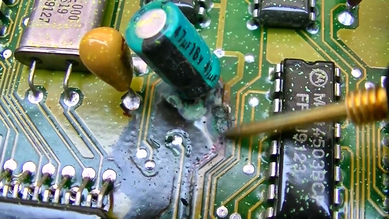 Повреждение конденсатора ЭБУ Ford F150