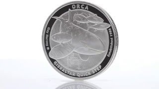 Guy Harvey© Gibraltar Quick Step Orca 1 oz Silver Round Video