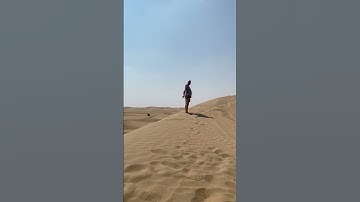 Thumbnail of Sand dunes desert 🐪 #hashtag #travel #view #highlights #music  #shortvideo  #tour #travel #viral
