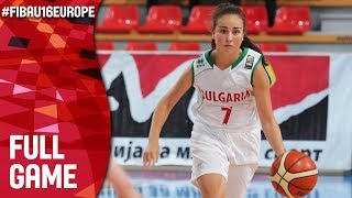 Bulgaria v Estonia - Full Game - FIBA U16 Women's European Championship 2017