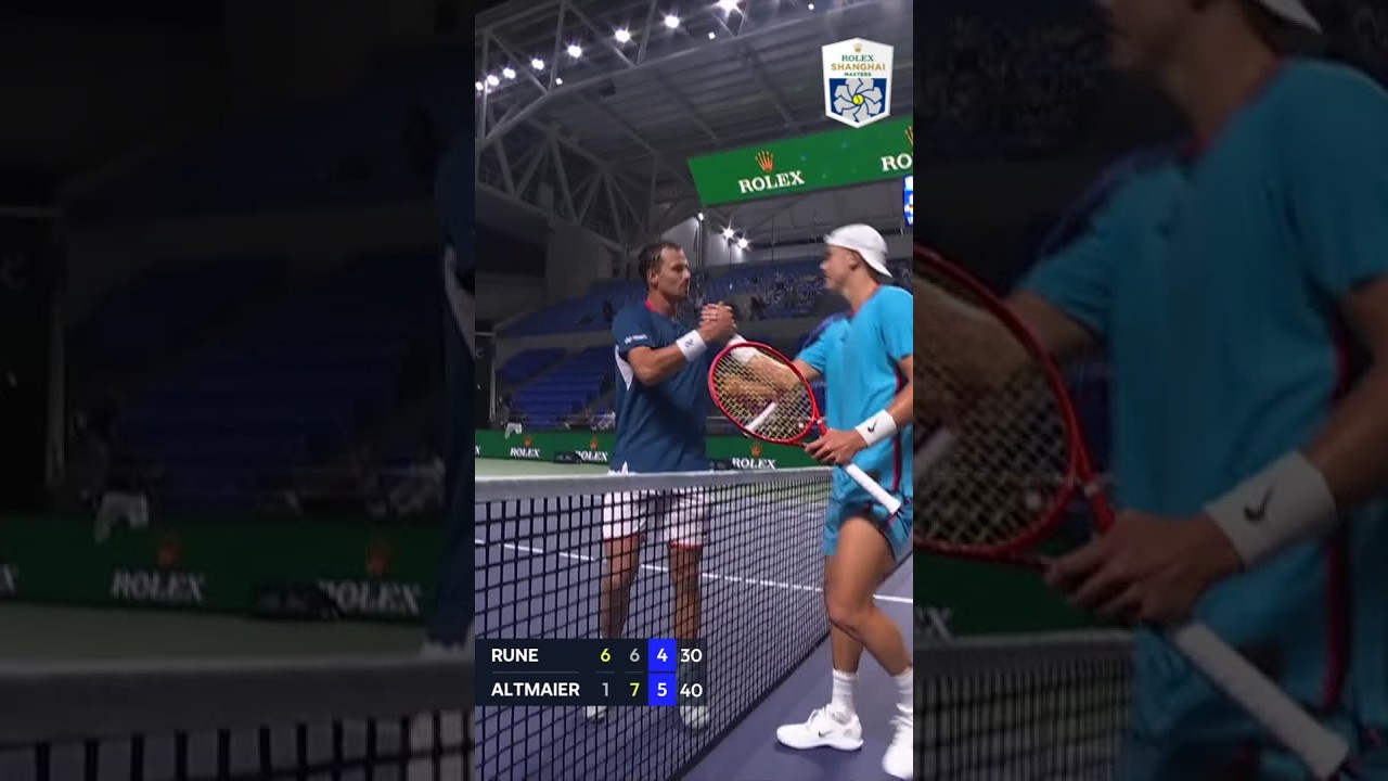 Holger Rune vs Daniel Altmaier Highlights | Rolex Shanghai Masters 2026