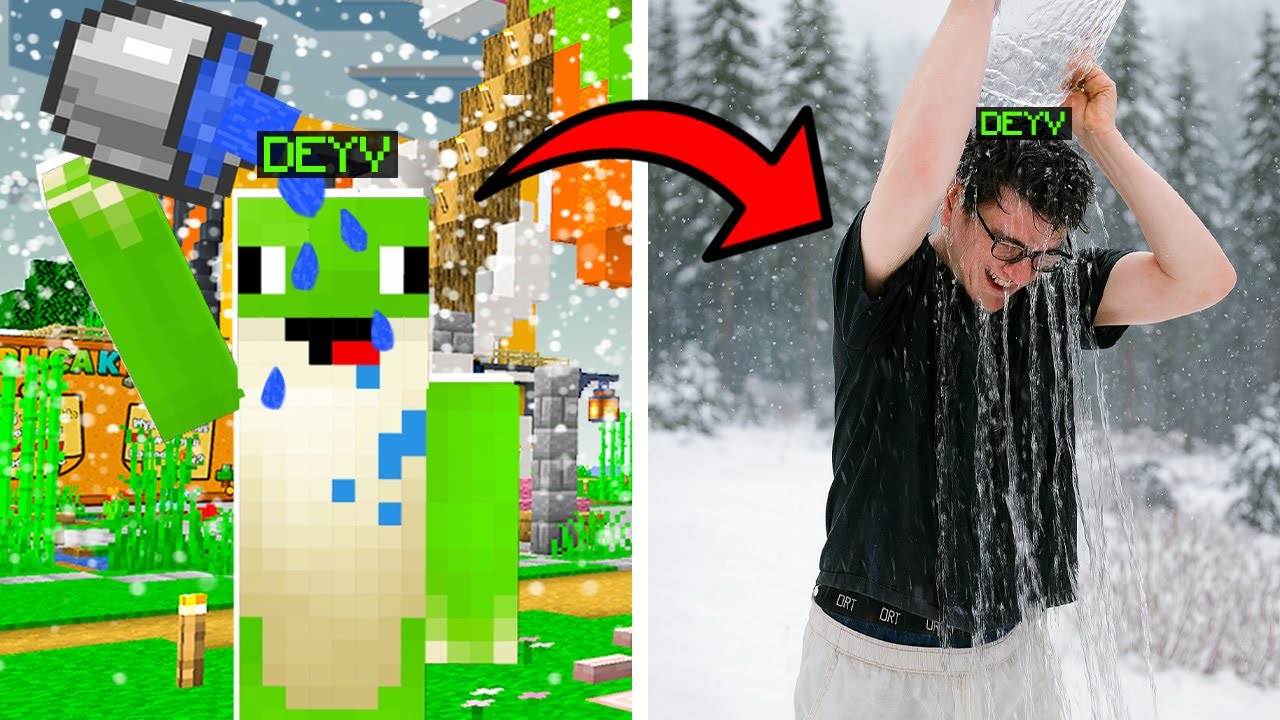 WSZYSTKO CO w MINECRAFT - ROBIMY w PRAWDZIWYM ŻYCIU!