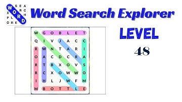 Word Search Explorer Level 48 Answer 🔍 | Step-by-Step Guide | Go Answer