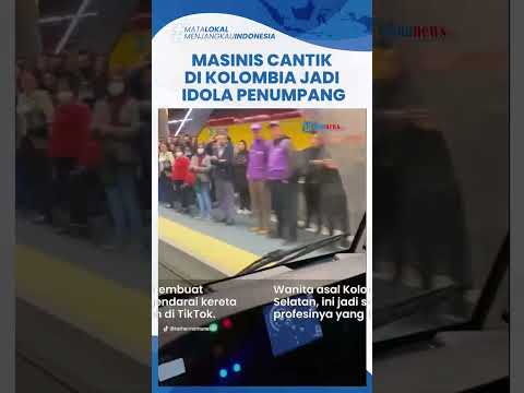 Viral Video Masinis Disebut Cantik di Kolombia: Jadi Idola Penumpang, Bak Selebgram di Akun Medsos