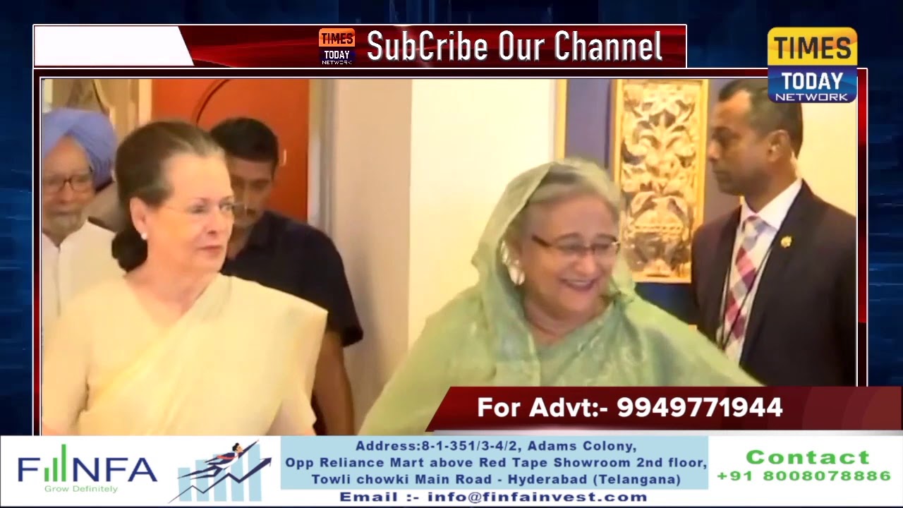 Bangladesh PM Sheikh Hasina meets Sonia Gandhi in Delhi