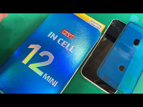 Apple iPhone 12 mini本体 ブルー 画面にひびあり Apple iPhone 12 mini本体 ブルー 画面にひびあり iPhoneの画面