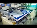 Transparent pvc sheet screen printing machine