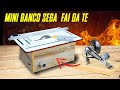 Solo un pazzo come me poteva costruire questo mini banco sega, però FUNZIONA!!!