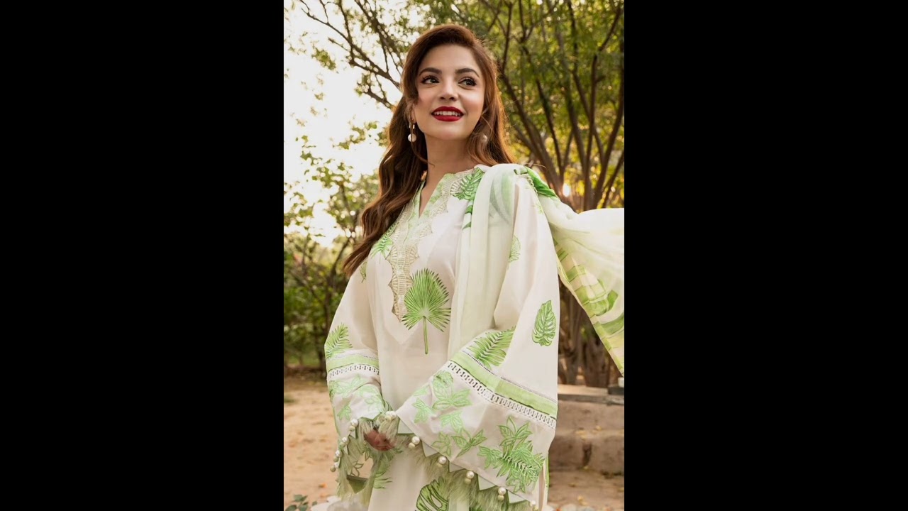 Trending unique design ideas for Eid outfit with hoor 