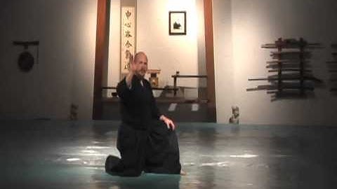 Beginning Aikido Ukemi, starter rolls - #2 kneeling roll
