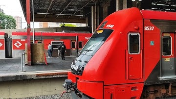 CPTM H528 e H540 (Série 8500) na linha 11 – Coral.