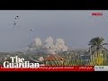Footage shows explosion that reportedly killed 21 Israeli soldiers in Gaza