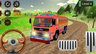 Indian Cargo Truck Simulator - Offroad Hill Climb Truck Transport Driving - Android Gameplay screenshot 3