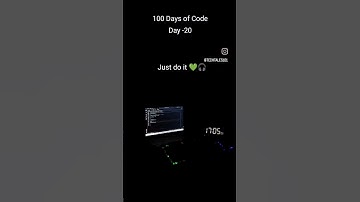 100 Days of Code || Day - 20#motivation #discipline #100daysofcode #techjourney #doitnow