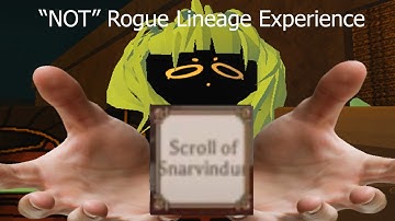The "Not" Rogue Lineage Experience