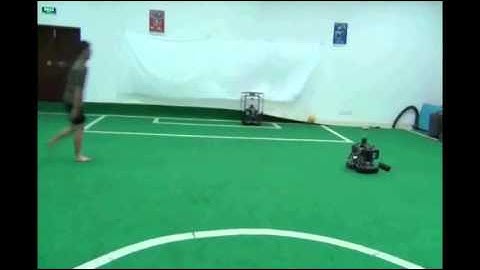 Goalie intercepting the ball in 3D space - Nubot