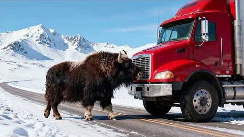 Bison discovered that the bridge ahead had collapsed and quickly intercepted the vehicle