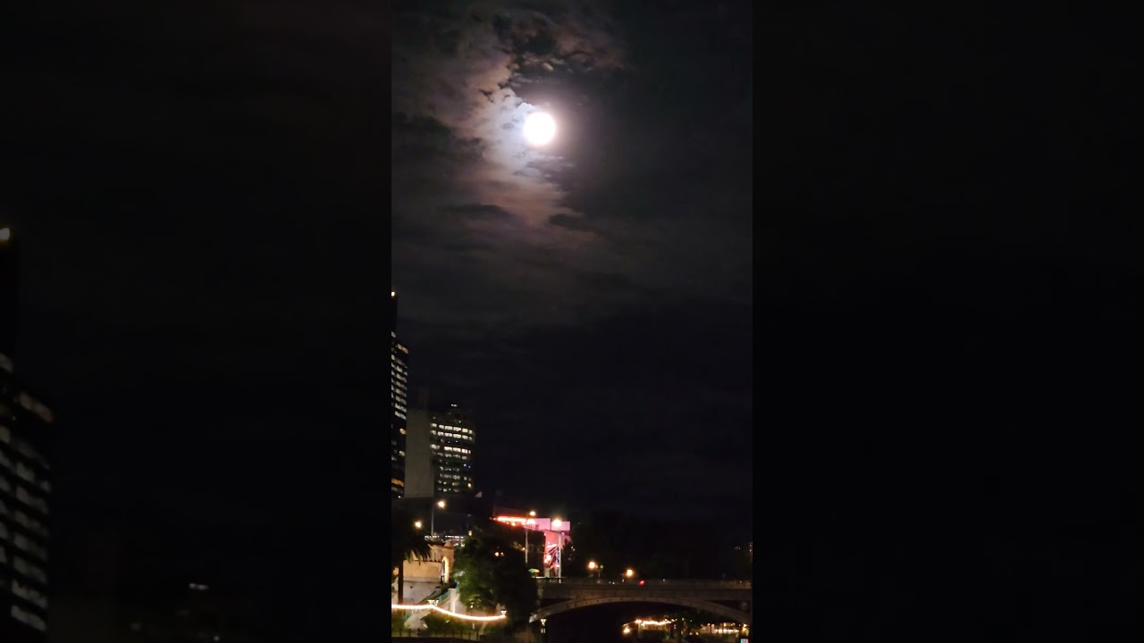 Watch Harvest full supermoon on a cloudy night in Melbourne #moon #fullmoon full moon #clouds #timelapse on YouTube Watch Harvest full supermoon on a cloudy night in Melbourne #moon #fullmoon full moon #clouds #timelapse on YouTube