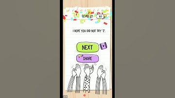 BRAIN TEST TRICKY PUZZLE LEVEL 21 SOLVED