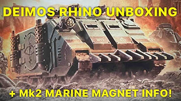 Plastic Deimos Rhino unboxing + MK2 Marine options