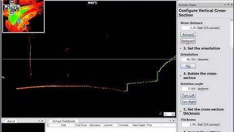 21 vertical cross sections