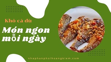 Khô cá đù Cà Mau