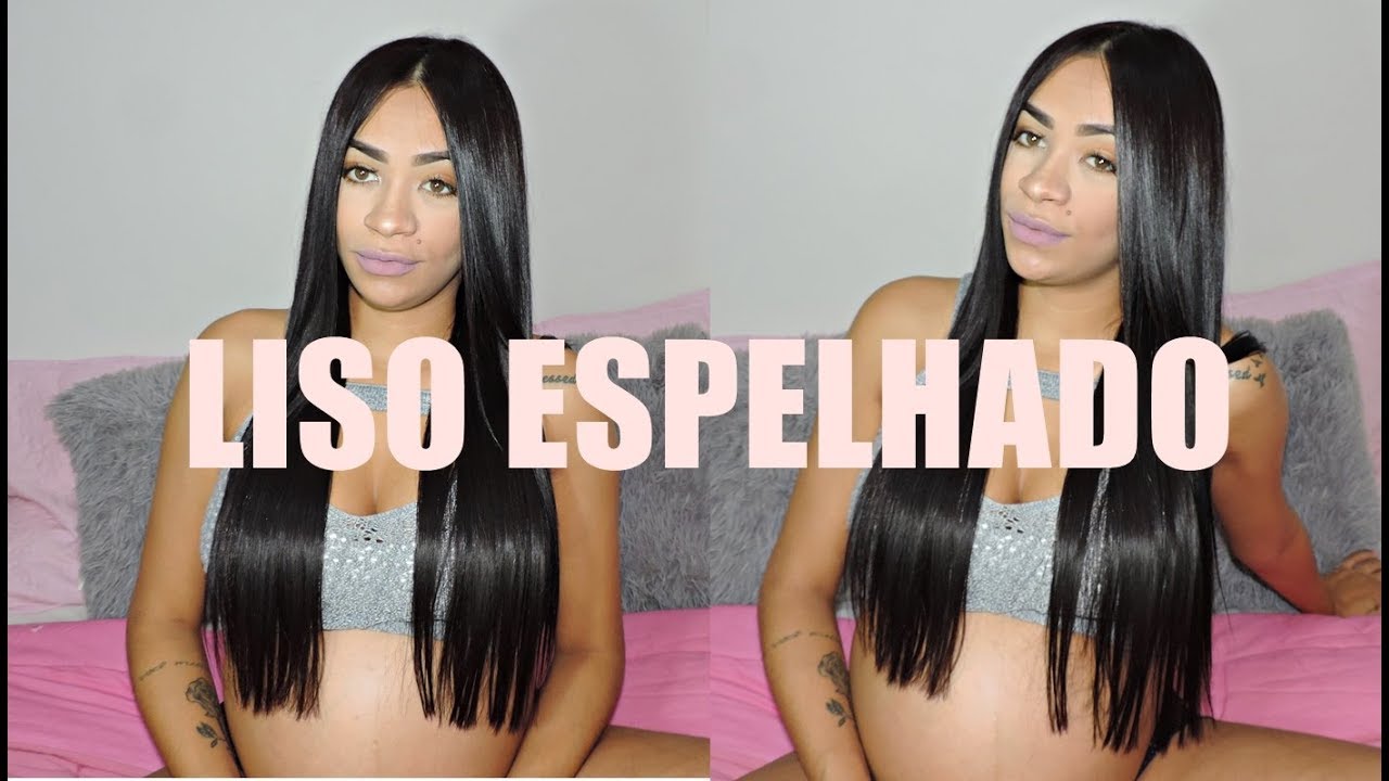 COMO FAÇO MEU CABELO LISO ESPELHADO