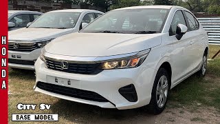 New Honda City Facelift 2023 🔥 City SV - Base Model - Rs 11.49L | Most Detailed Walkaround Review!