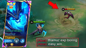 THAMUZ EXP LANE VS REVAMPED ALICE WHO