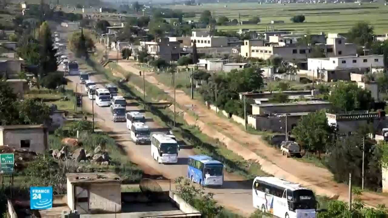 إجلاء المقاتلين وعائلاتهم من القلمون الشرقي نحو شمال غرب سوريا