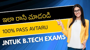 HOW TO WRITE JNTU EXAMS TO PASS 🤞 // #Learngeeks
